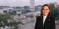Rocío Nahle brinda informe sobre el impacto de lluvias en Veracruz