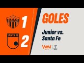Junior vs. Santa Fe (1-2): resumen y goles del partido por Liga BetPlay 