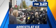 Federal agents detain Portland ICE protester in video; PPB arrests 3 on Saturday