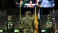 A look at the Boot Run as the ROTC runs game ball to Wyoming border