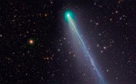 El cometa Lemmon, que aparece una vez cada mil años, está su punto máximo y es visible junto a la lluvia de estrellas oriónidas