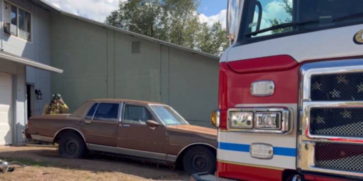 Person, dog rescued from housefire in southeast Colorado Springs
