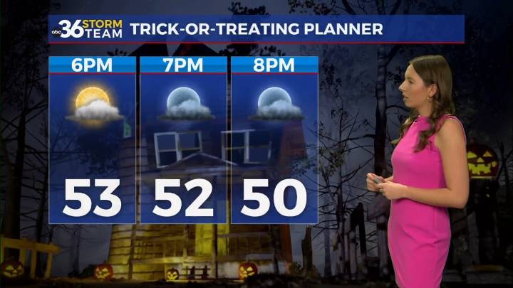 Crisp fall weather takes hold heading into Halloween weekend