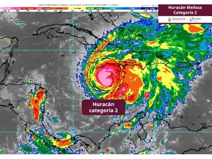 Huracán Melissa impactará con intensidad en el Caribe