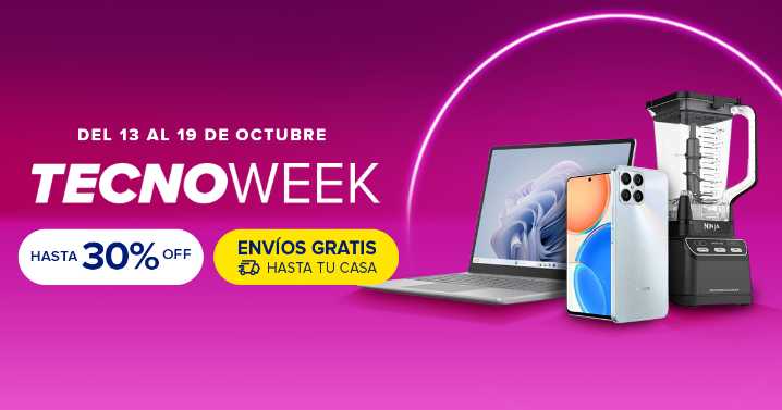 Mercado Libre lanza Tecnoweek con hasta 30% de descuento