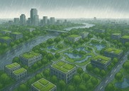 Un tipo diferente de infraestructura está transformando la forma en que las ciudades gestionan las fuertes lluvias
