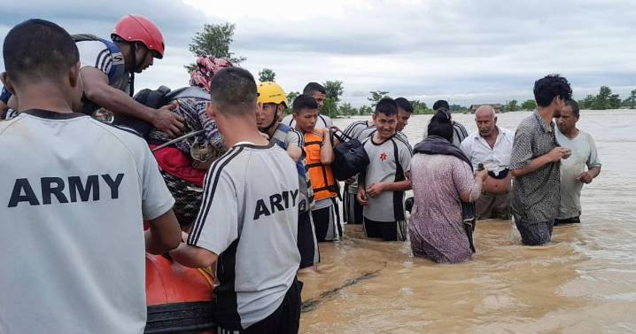 Nepalese villages are swept away by heavy rainfall and landslides, leaving at least 44 dead