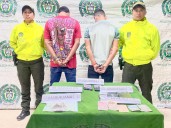 Allanamiento en Inírida permitió la captura de dos hombres dedicados al tráfico de estupefacientes