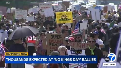 'No Kings' protests against Trump administration return to Southern California