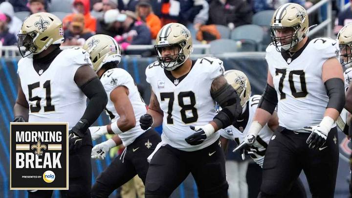 Morning Break: Saints evaluate center position following Erik McCoy's injury
