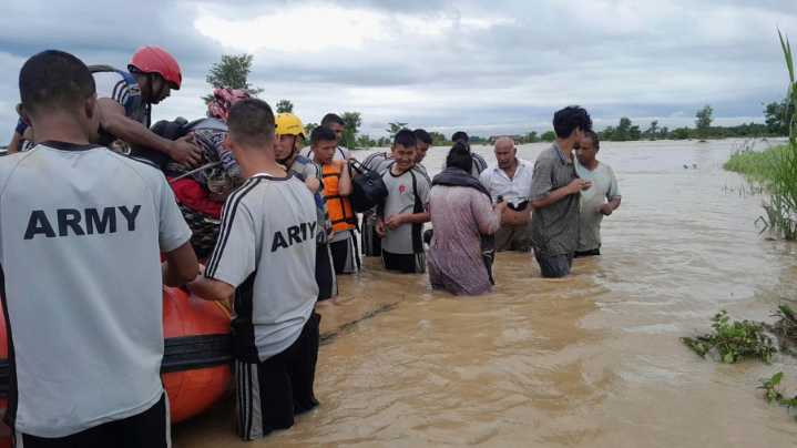 Nepalese villages swept away by heavy rainfall, landslides