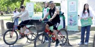 En el Rosedal de Palermo: el evento que promovió el uso de bicicletas para cuidar la salud del corazón