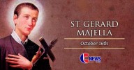 October 16:Saint Gerard Majella