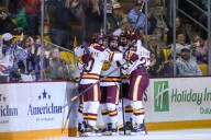 Warroad's Jayson Shaugabay fueling one of college hockey's top lines