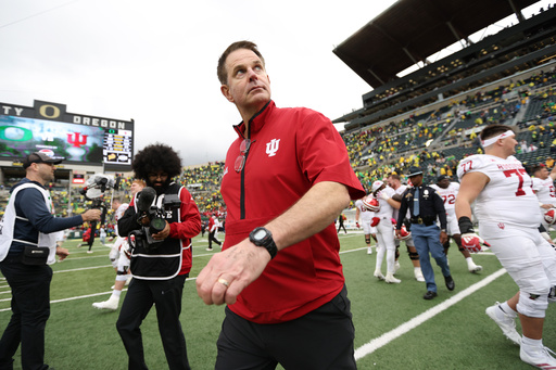 No. 7 Indiana topples No. 3 Oregon 30