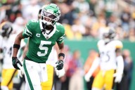 Jets receiver Garrett Wilson out for Week 7 vs. Panthers with knee injury