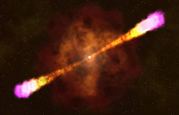 Astrónomos detectan un estallido inesperado en el espacio e investigan su origen