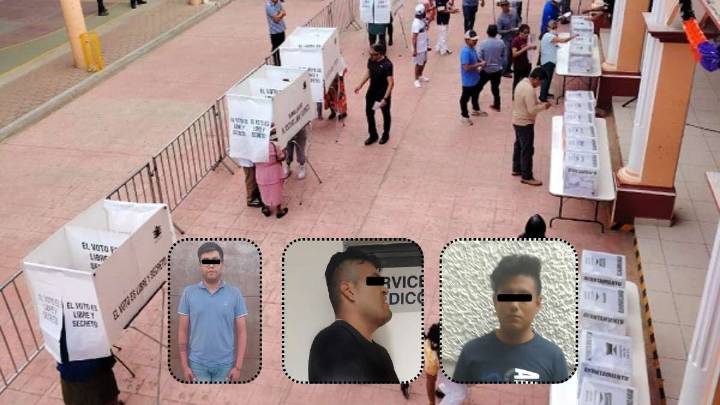 Detienen a 3 por disturbios en elección de San Agustín de las Juntas