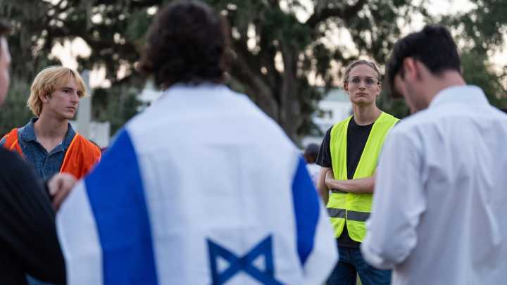 Florida Capitol sees memorial, Gaza war protest on Oct. 7 anniversary