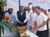 Rahul Gandhi meets family of Haryana IPS officer Puran Kumar in Chandigarh