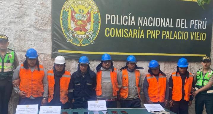 Arequipa: Detenidos por robo de cables fueron sentenciados a jornadas de trabajo