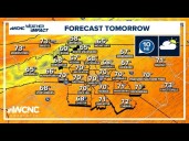 FORECAST: Cooler and drier air moves in with gusty northeast winds