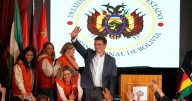 Bolivia's first conservative president in 20 years promises warmer US ties