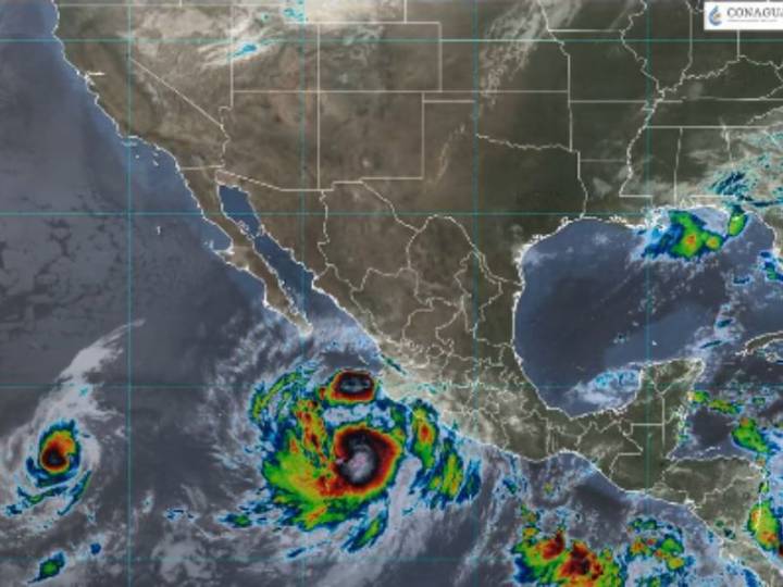 Octave se convierte en huracán; alerta en el Pacífico mexicano por Priscilla