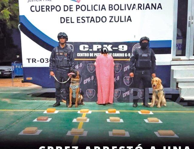 Atrapada mujer con 16 panelas