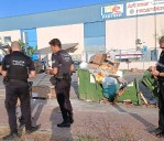 La Policía Local abre ocho expedientes por vertidos ilegales en polígonos industriales