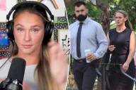 Kylie Kelce tearfully reveals she found out about past miscarriage on Jason's birthday