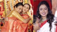 Rani Mukerji And Rupali Ganguly Give Each Other A Hug, Take Part In Sindoor Khela