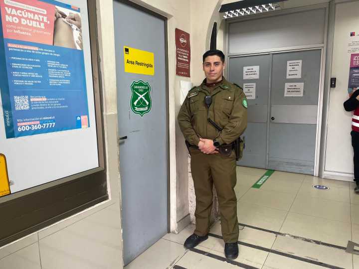 Carabineros refuerza la seguridad en la Urgencia del Hospital de La Serena con acompañamiento presencial