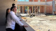 Federico Achával recorrió el avance de la obra de la Universidad