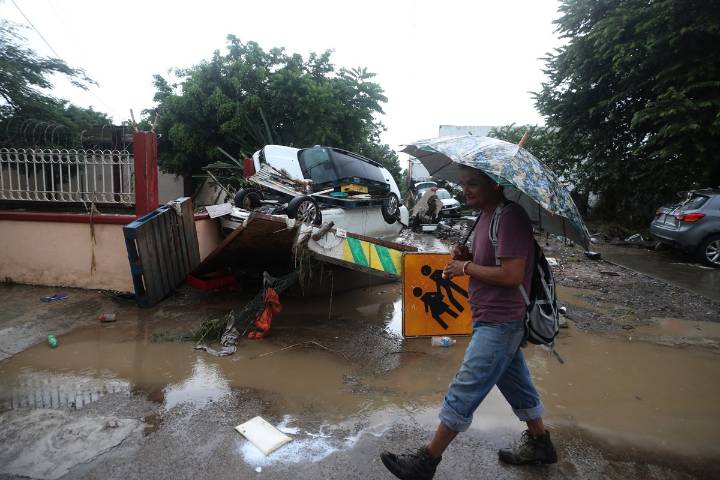 Devastan lluvias a Poza Rica, Veracruz