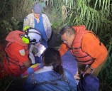 Rescatan a familia guatemalteca en el Río Bravo