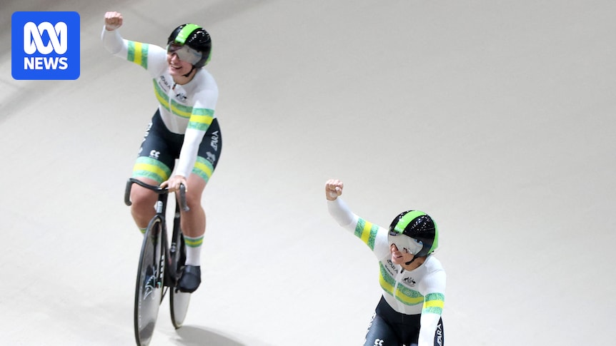 Australia wins double bronze at UCI Track World Championships, team pursuit men to race for gold
