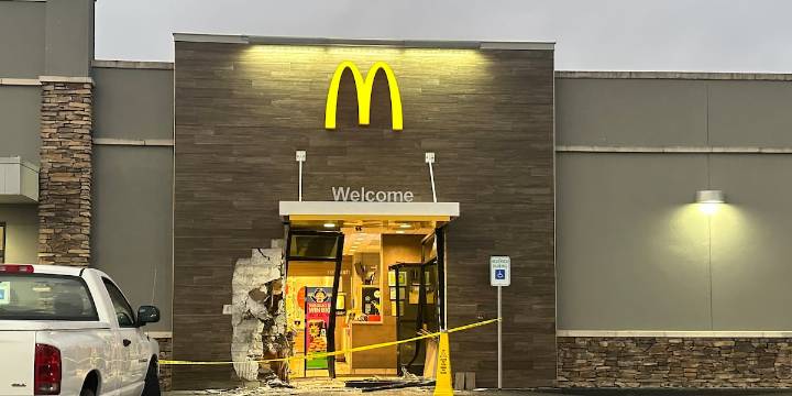 Bryan PD investigating crash into McDonald’s restaurant