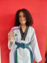 Valentina Panesso, medalla de bronce en intercolegiados