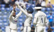 Kuldeep paves way for Windies follow-on with five-for; visitors 35 for 2 at tea