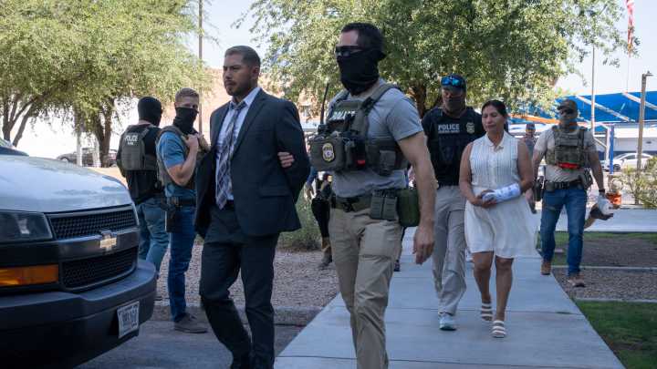 ICE officer shoots at vehicle during north Phoenix traffic stop