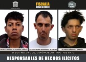 Caen tres por robo violento de autos en Edoméx; uno pasará 30 años en prisión