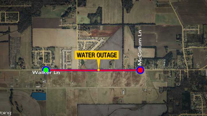Madison County Water Department warns of scheduled outage