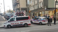 Un joven herido en Gijón al chocar contra un vehículo
