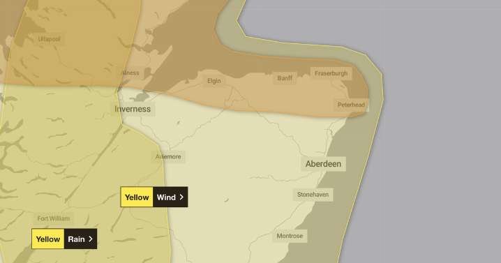 Aberdeenshire issued with Storm Amy amber warning as 100mph winds set to batter Scotland
