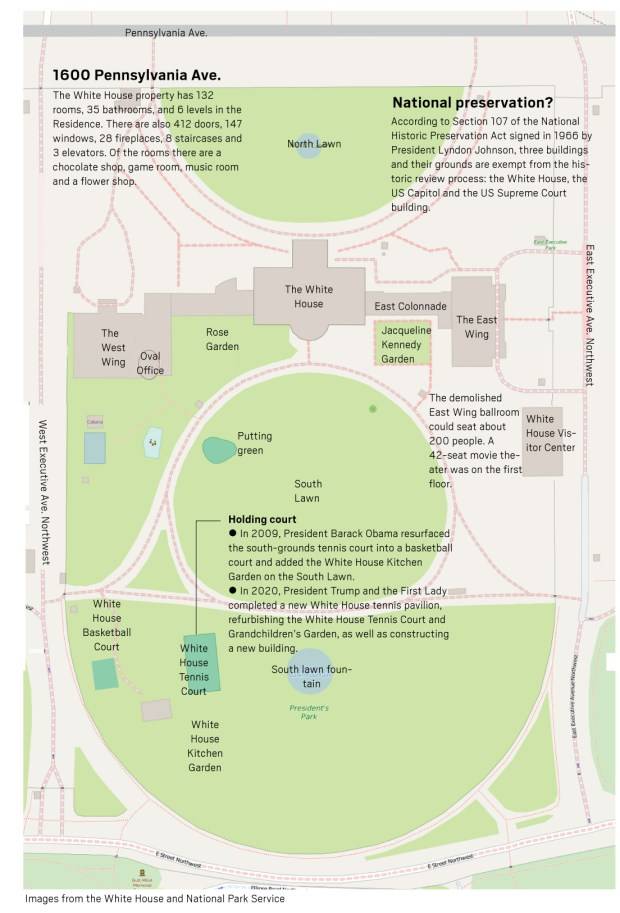 Here’s a look at the history of renovations of the White House