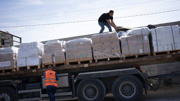 Más de 170 camiones con ayuda humanitaria entran en la Franja de Gaza