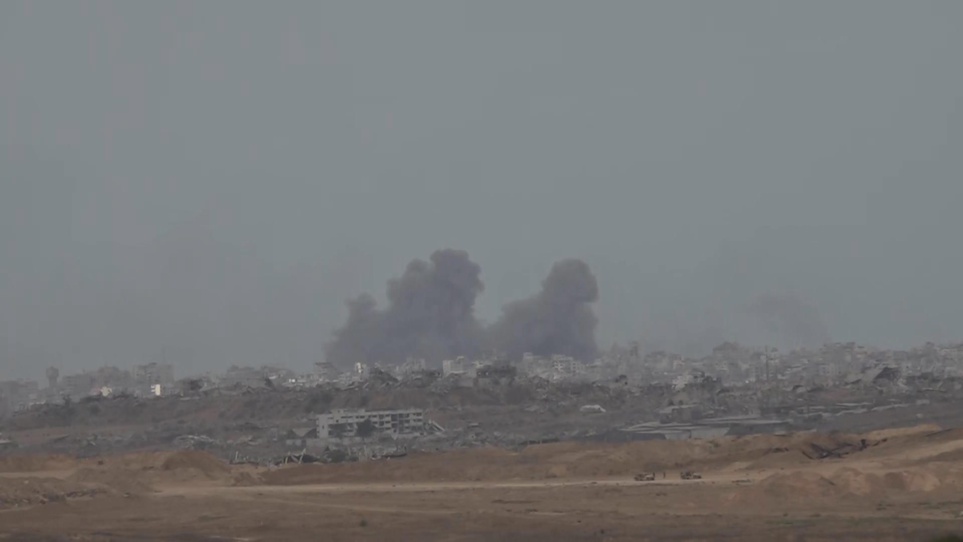 Explosions, smoke in Gaza after Israel and Hamas agree to part of Trump's peace plan