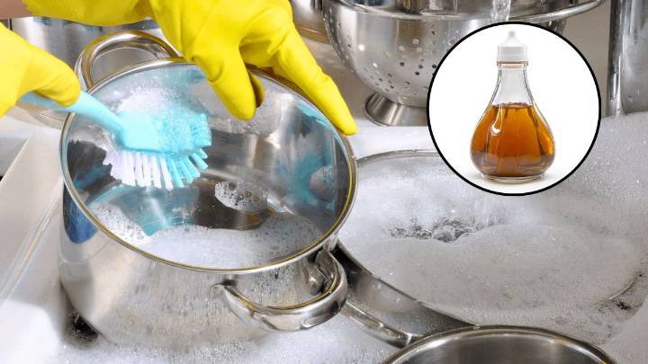 Te explico por qué deberías lavar las ollas con vinagre: un truco impresionante