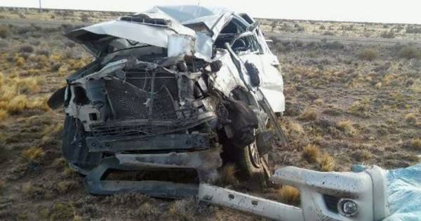 Dos personas murieron en un vuelco cerca de Koluel Kaike